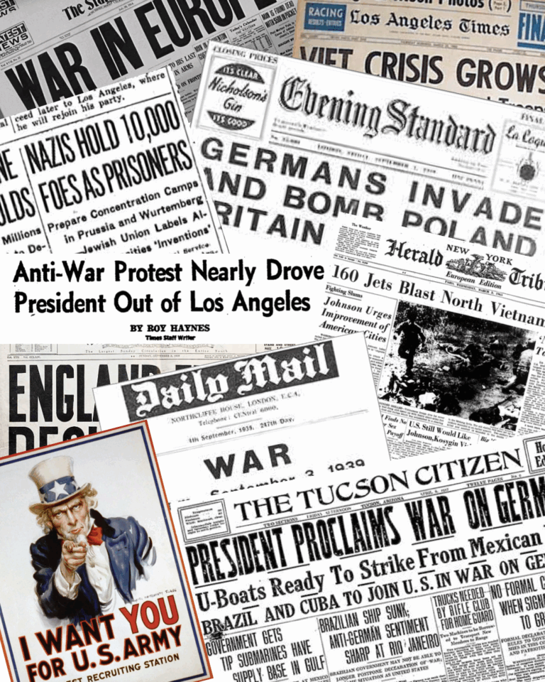 Protest Songs P3 -Songs of War – The 20th Century.